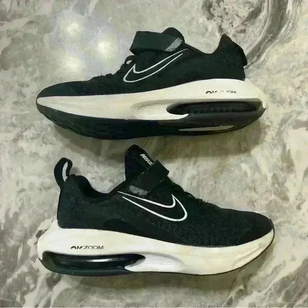 Nike Air Zoom Arcadia DM8492-002 Sz US 1Y EU 32 Black-White running Outdoor - Picture 5 of 11